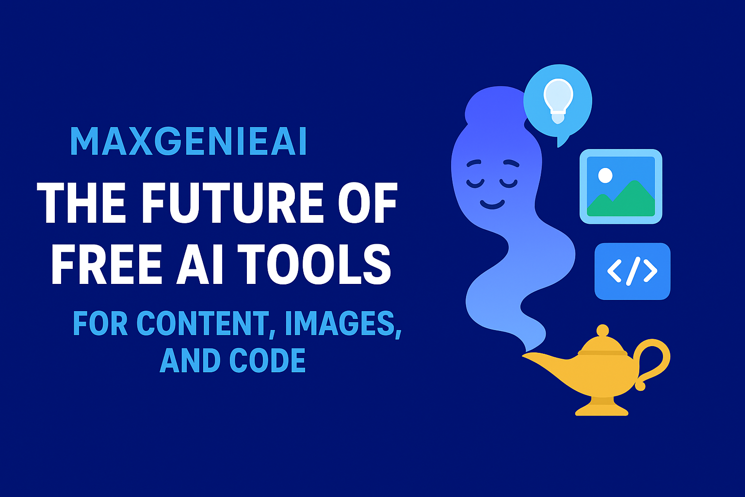 MaxGenieAI: The Future of Free AI Tools for Content, Images, and Code
